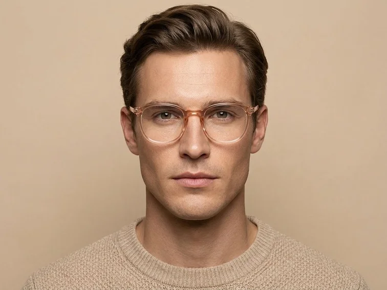 Rectangular Orange TR90 Glasses #BS0620-0298