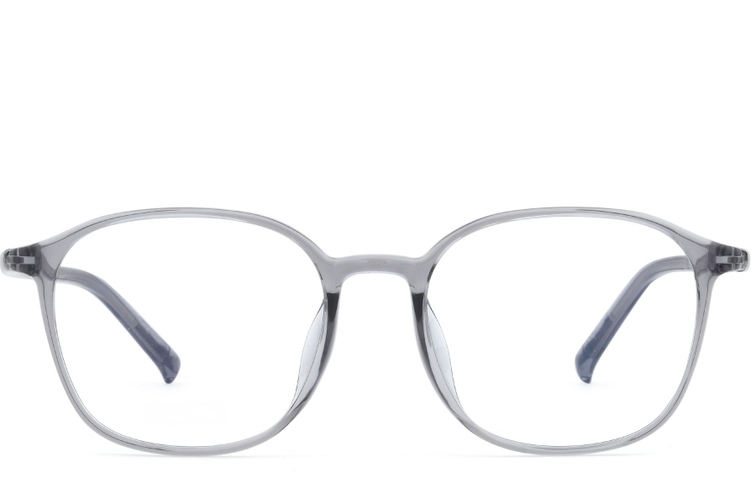 Rectangular Gray TR90 Glasses #BS0620-0300