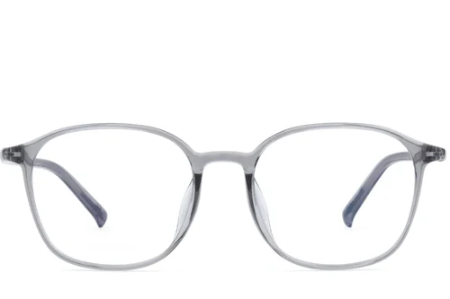 Lunettes rectangulaires grises TR90 #BS0620-0300