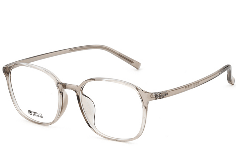 Gafas rectangulares grises TR90 #BS0620-0301