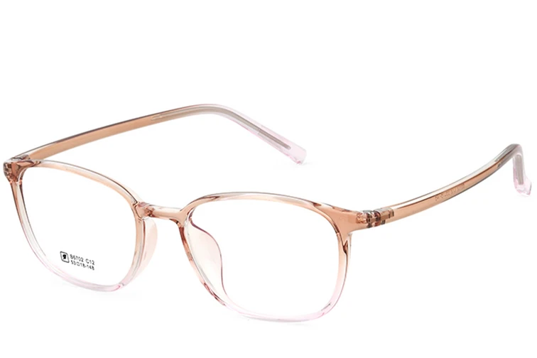 Lunettes rectangulaires marron TR90 #BS0620-0302
