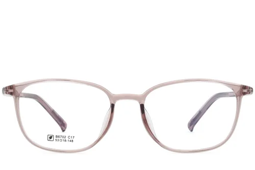Lunettes rectangulaires roses TR90 #BS0620-0303