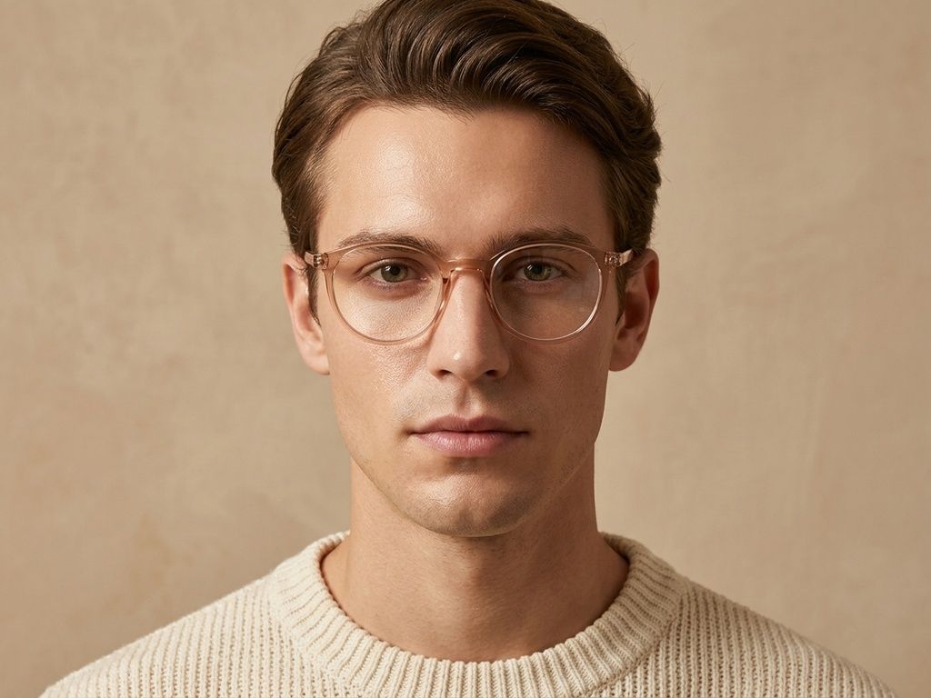 Oval Pink TR90 Glasses #BS0620-0309