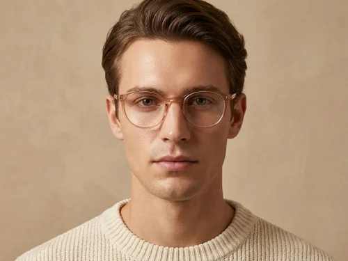Lunettes ovales roses TR90 #BS0620-0309