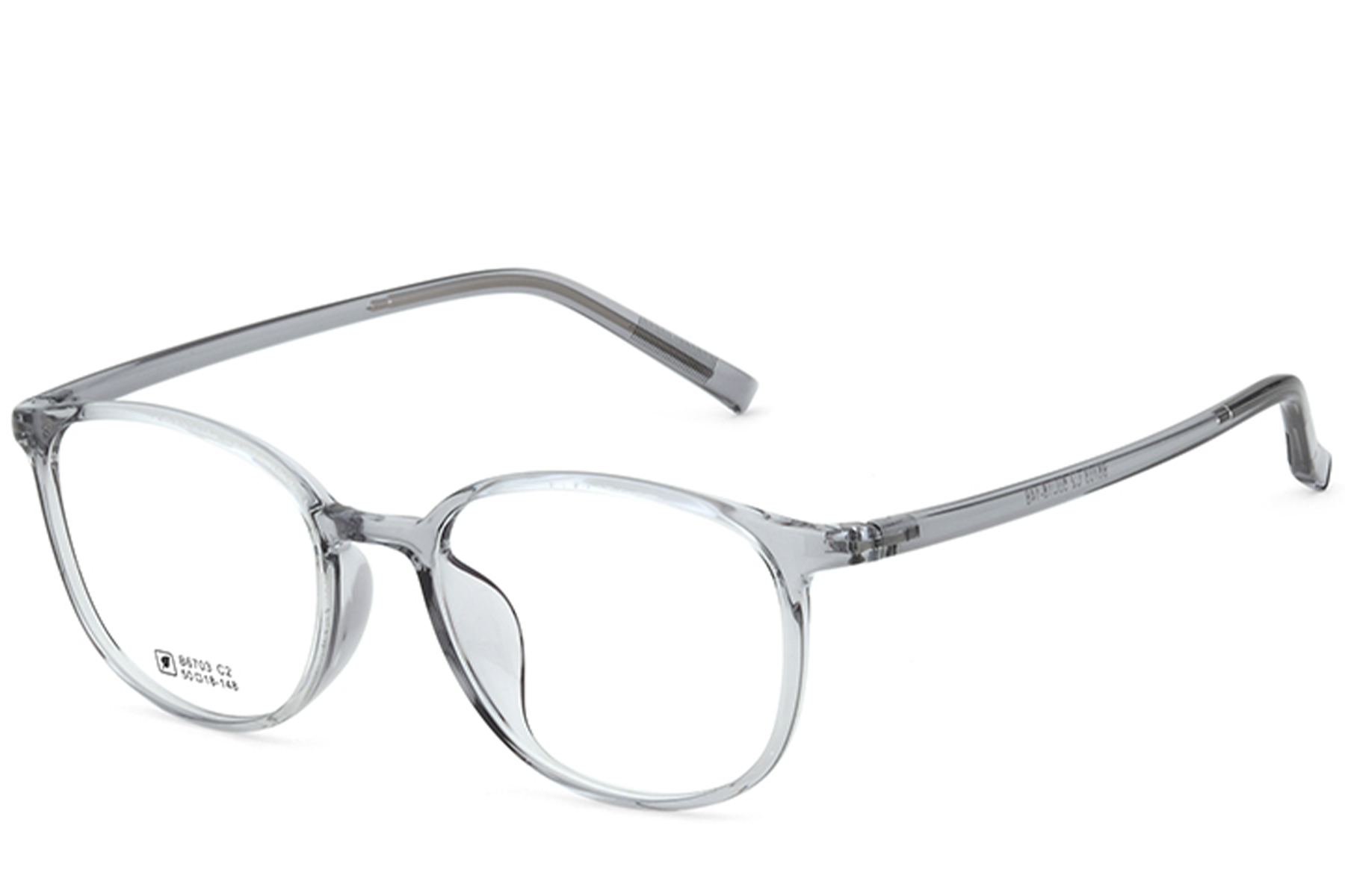 Oval Gray TR90 Glasses #BS0620-0310