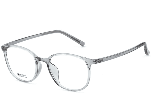 Lunettes ovales grises TR90 #BS0620-0310