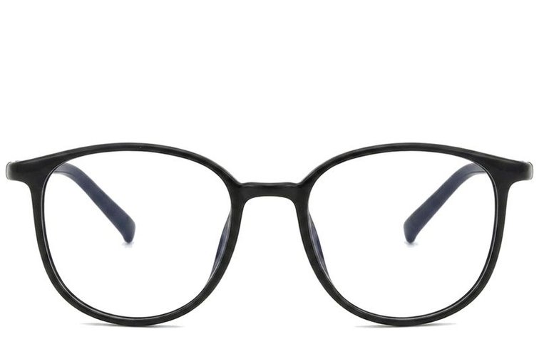 Ovale schwarze TR90-Brille #BS0620-0312