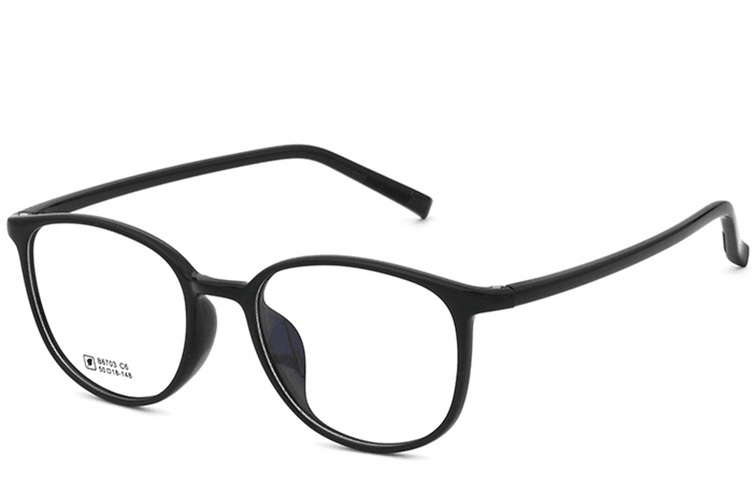 Gafas TR90 ovaladas negras #BS0620-0312