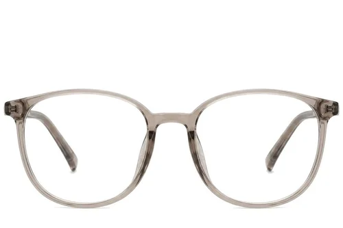 Lunettes ovales grises TR90 #BS0620-0313