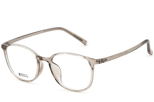 Lunettes ovales grises TR90 #BS0620-0313
