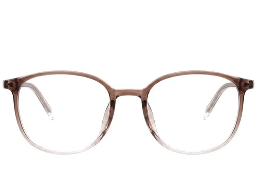 Lunettes ovales marron TR90 #BS0620-0314