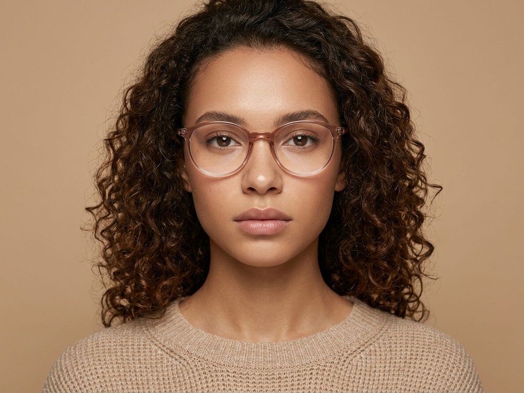 Oval Brown TR90 Glasses #BS0620-0314