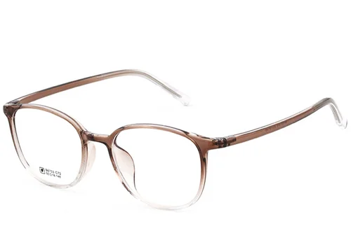 Lunettes ovales marron TR90 #BS0620-0314