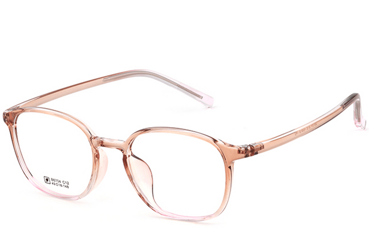 Lunettes rectangulaires roses TR90 #BS0620-0315