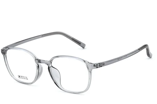 Lunettes rectangulaires grises TR90 #BS0620-0317