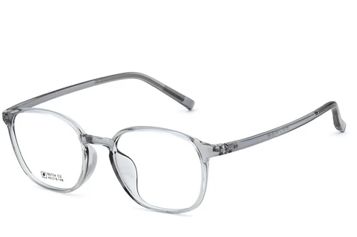 Rectangular Gray TR90 Glasses #BS0620-0317