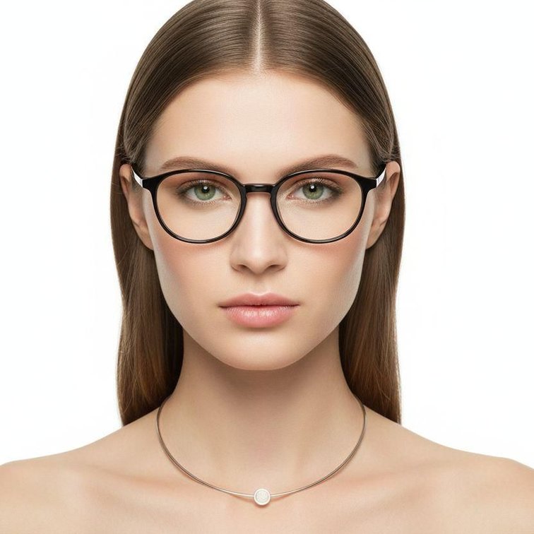 Rectangular Black TR90 Glasses #BS0620-0319