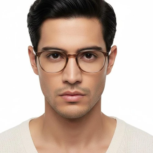 Rectangular Brown TR90 Glasses #BS0620-0320