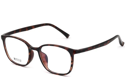 Lunettes rectangulaires écaille de tortue TR90 #BS0620-0323