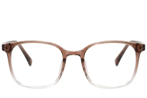 Lunettes rectangulaires marron TR90 #BS0620-0326