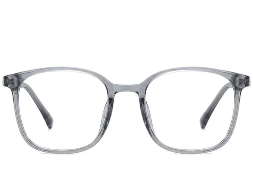 Lunettes rectangulaires grises TR90 #BS0620-0327