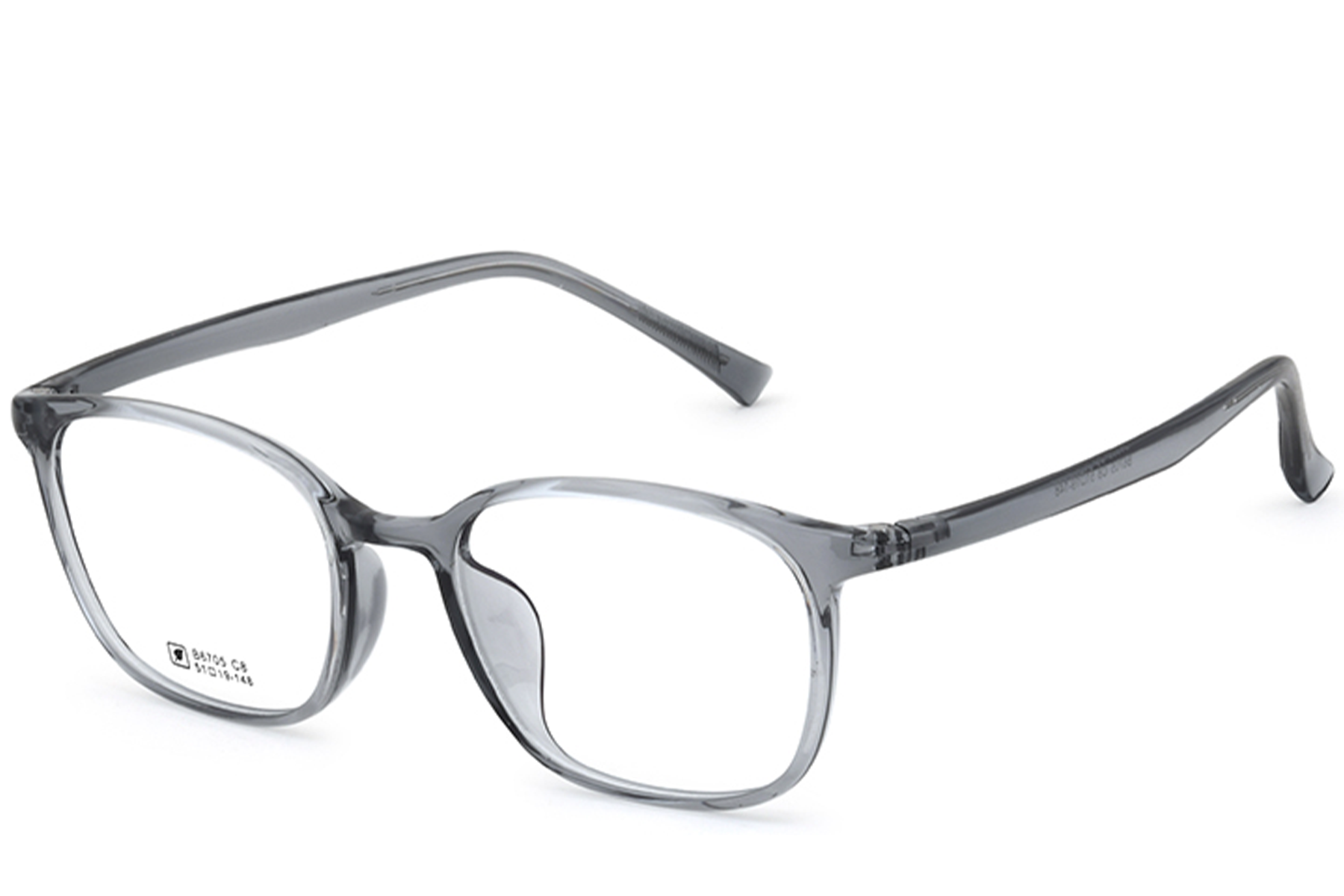 Rectangular Gray TR90 Glasses #BS0620-0327