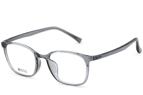 Rechteckige graue TR90-Brille #BS0620-0327