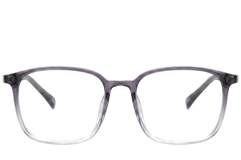 Lunettes rectangulaires grises TR90 #BS0620-0329