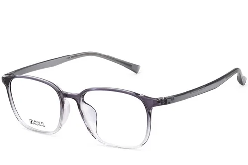 Lunettes rectangulaires grises TR90 #BS0620-0329