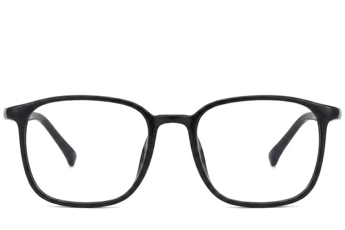 Lunettes rectangulaires noires TR90 #BS0620-0331