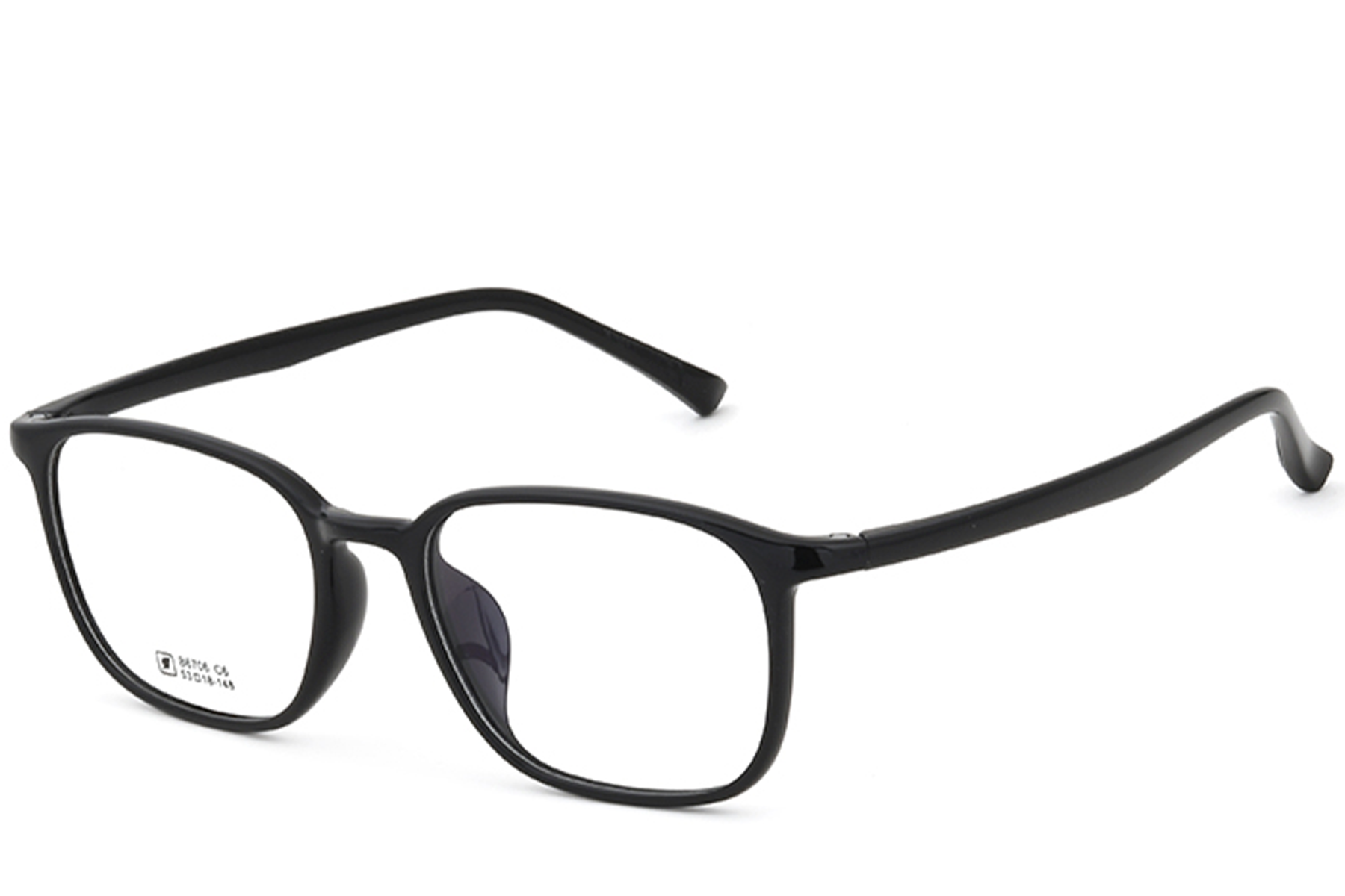 Rectangular Black TR90 Glasses #BS0620-0331