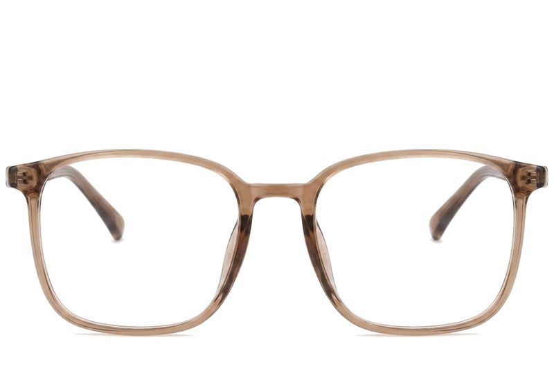 Occhiali rettangolari in TR90 marrone #BS0620-0332