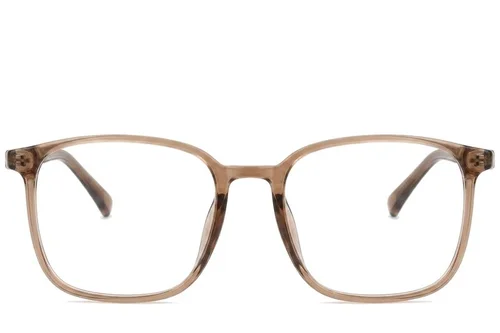 Lunettes rectangulaires marron TR90 #BS0620-0332