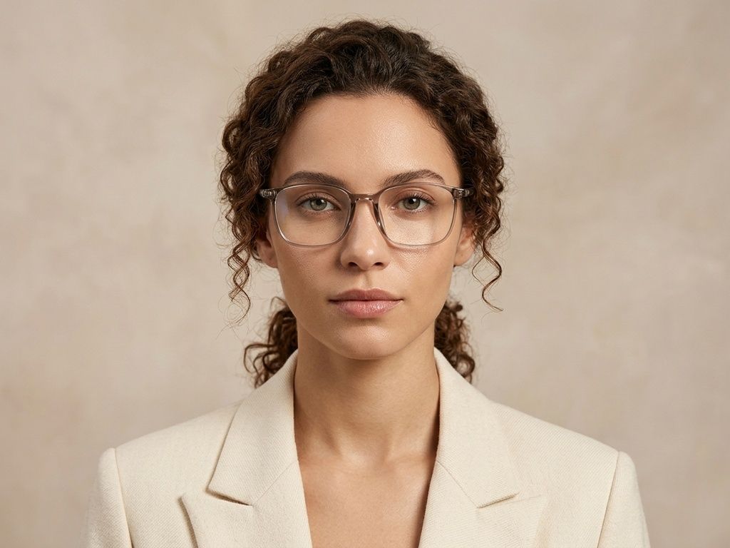 Rectangular Gray TR90 Glasses #BS0620-0333