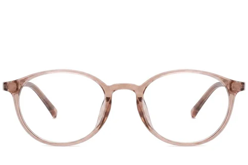 Lunettes ovales marron TR90 #BS0620-0335
