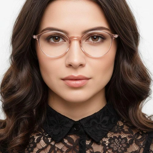 Oval Pink TR90 Glasses #BS0620-0336