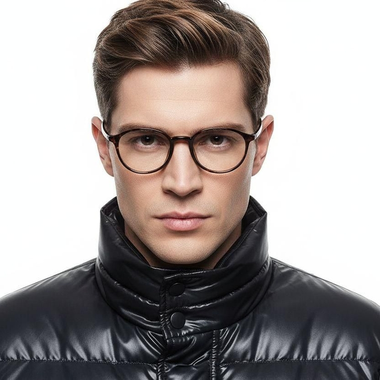Oval Tortoiseshell TR90 Glasses #BS0620-0338