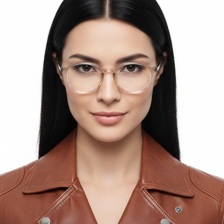 Gafas ovaladas TR90 marrones #BS0620-0340
