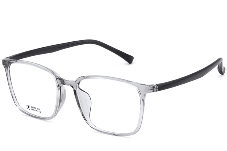 Gafas rectangulares grises TR90 #BS0620-0342