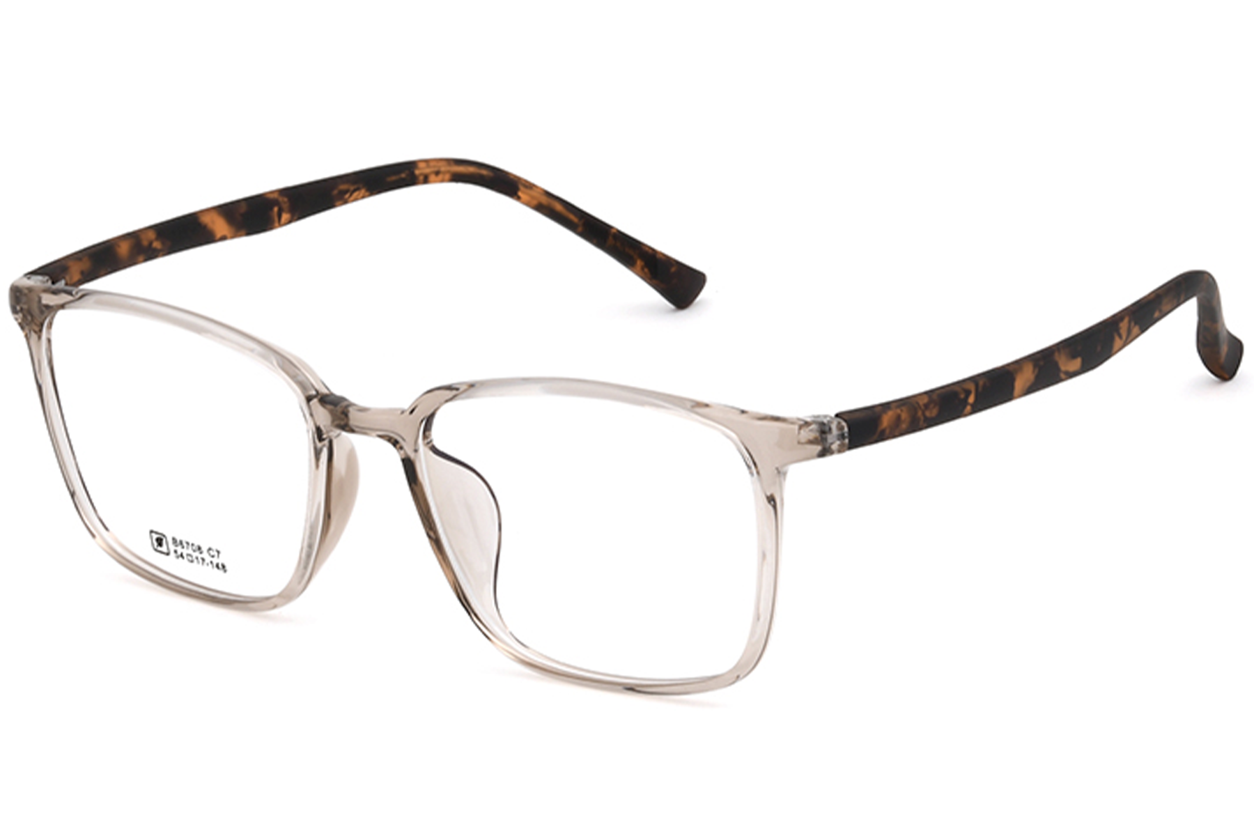 Rectangular Brown TR90 Glasses #BS0620-0345