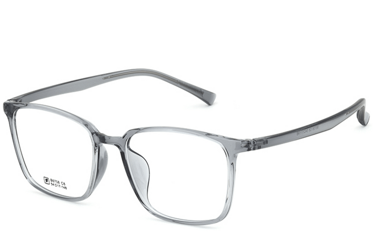 Rectangular Gray TR90 Glasses #BS0620-0347