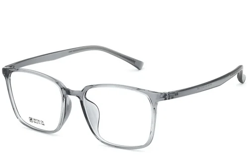 Lunettes rectangulaires grises TR90 #BS0620-0347