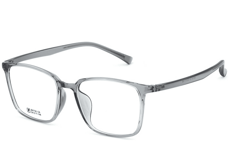 Rectangular Gray TR90 Glasses #BS0620-0347