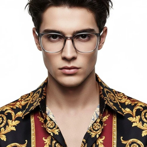 Rectangular Gray TR90 Glasses #BS0620-0347