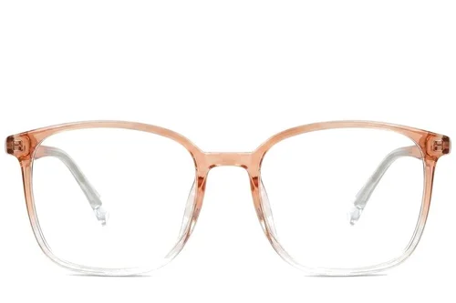 Lunettes rectangulaires orange TR90 #BS0620-0351