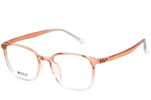 Lunettes rectangulaires orange TR90 #BS0620-0351