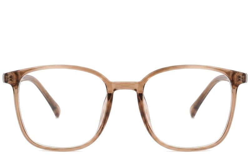Rectangular Brown TR90 Glasses #BS0620-0353