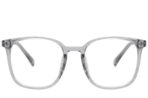 Lunettes rectangulaires grises TR90 #BS0620-0355