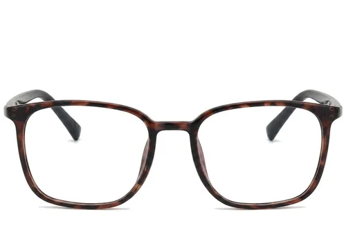 Lunettes rectangulaires écaille de tortue TR90 #BS0620-0356