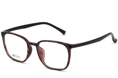 Lunettes rectangulaires écaille de tortue TR90 #BS0620-0356